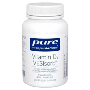 Pure Encapsulations VESIsorb Vitamin D3 2000 IU 60 capsules