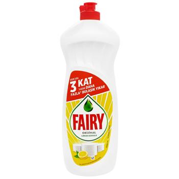 Fairy Lemon Dishwashing Liquid 650ml - buy, prices for Biotus - photo 1