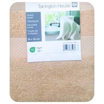 Рушник Tarrington House бежевий 30x50см