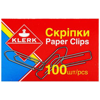 Klerk Nickel-Plated Paper Clips 31mm 100pcs - buy, prices for - photo 4
