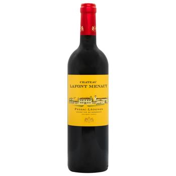 Вино Chateau Lafont Menaut Pessac-Leognan AOC чер/сухе 0,75л