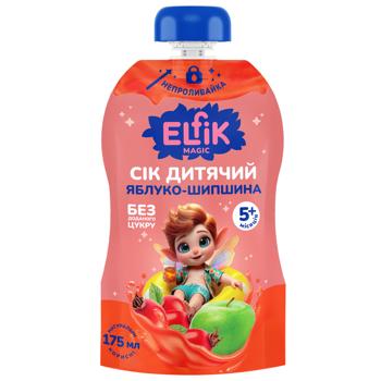 Elfik Magic Apple-Rose Hip Juice From 5 Months 175ml - buy, prices for Vostorg - photo 1