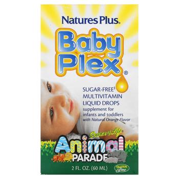 Nature's Plus Animal Parade Baby Plex Orange Flavored Multivitamins for Infants 60ml - buy, prices for - photo 3