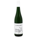 Langort Riesling White Semi-sweet Wine 11% 0.75l