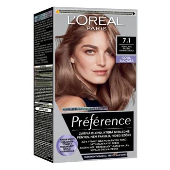 L'Oreal Paris Preference Cool Blondes 7.1 Iceland Hair Dye - buy, prices for COSMOS - photo 1