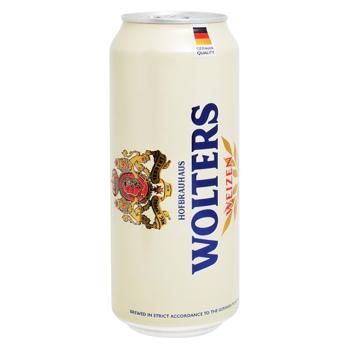 Wolters Weizen light unfiltered beer 5.3% 0.5l - buy, prices for NOVUS - photo 1