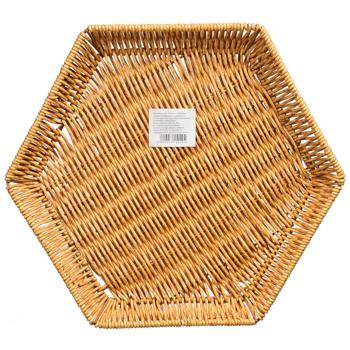 Фруктовниця плетена 27*27*3см - купити, ціни на Таврія В - фото 2