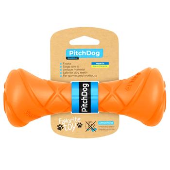 PitchDog Dumbbell Dog Fetch Toy 19x7cm Orange - buy, prices for MasterZoo - photo 1