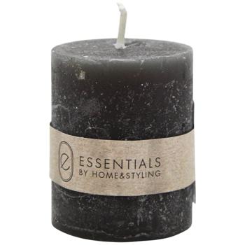 Cylindrical Gray Candle 4*5cm - buy, prices for Auchan - photo 1