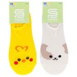 Premier Socks Children's No-Show Animals Socks s.20-22  in Assortment