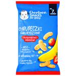 Палочки кукурузные Gerber с клубникой и бананом 28г