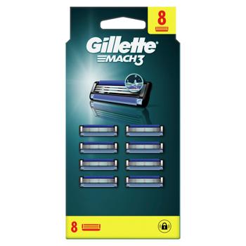 Змінні касети Gillette Mach3 для гоління 8шт - купити, ціни на - фото 3