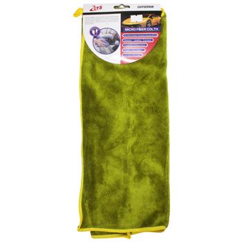 Green Microfiber Сar Wipe 40*40cm - buy, prices for COSMOS - photo 1