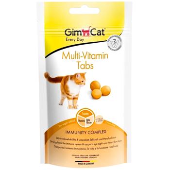Лакомство для кошек GimCat Every Day Multi-Vitamin таблетки с мультивитамином 40г