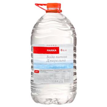 Вода Marka Promo Родниковая негазированная 6л - купить, цены на NOVUS - фото 1