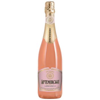 Artemivske Semi Dry Rose Sparkling Wine 10-13.5% 0.75l - buy, prices for Biotus - photo 1