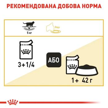 Корм влажный Royal Canin Adult с домашней птицей для кошек породы британская короткошерстная 9+3шт*85г - купить, цены на MasterZoo - фото 6