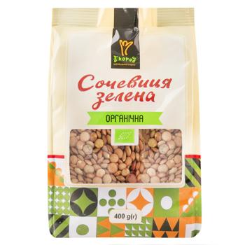 Ecorod Organic Green Lentils 400g - buy, prices for WINETIME - photo 2