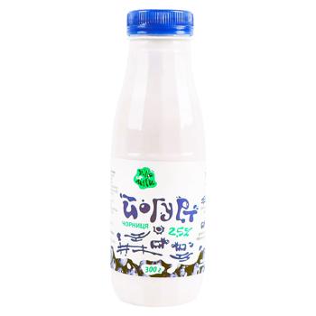 Yogurt Villa milk bilberry 2.5% 300g Ukraine - buy, prices for Grono - photo 1