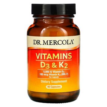 Dr.Mercola Vitamin D3 + K2 5000 IU 90 capsules