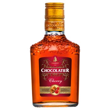 Напій спиртний Shustov Chocolatier Шоколад та вишня 30% 250мл - купити, ціни на AlcoHub - фото 1