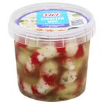 Креветки Vici Mini из сурими в масле с пряностями в чесночном масле 340г