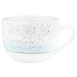 Чашка Ardesto Siena біло-блакитна 500мл