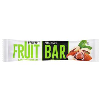Батончик-мюсли Fruit Bar глазированный с орехами 25г - купить, цены на Чудо Маркет - фото 1