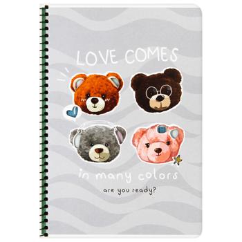 Student A5 Spiral Checkered Notebook 96 Sheets - buy, prices for METRO - photo 4