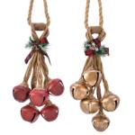 Decoris Bell Bundle Pendant 13x19x29cm in assortment