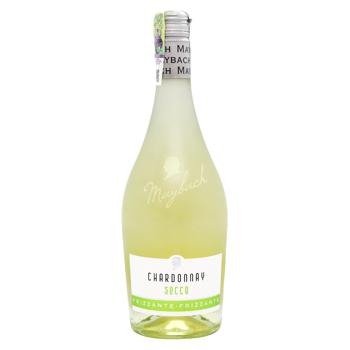 Вино игристое Maybach Chardonnay Secco белое сухое 11% 0,75л - купить, цены на NOVUS - фото 1