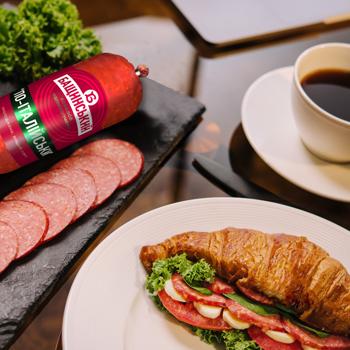 Bashchinsky Italian Semi-smoked Sausage High Grade 280g - buy, prices for Ideal - photo 4