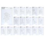 Трафарет новорічний 22х35см в асортименті