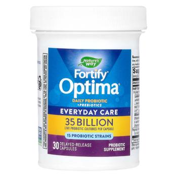 Fortify Optima Everyday Care Delayed-Release Probiotic and Prebiotics 35 Billion CFUs 30 capsules