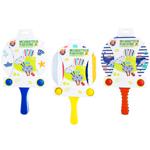 One Two Fun Wooden Beach Racket Set in assortment