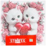 Алмазна картина Strateg Мурлики 18х18 см Арт.ZAV1818-27