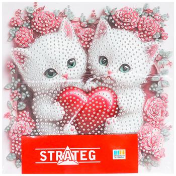 Алмазна картина Strateg Мурлики 18х18см - купити, ціни на ЕКО Маркет - фото 1