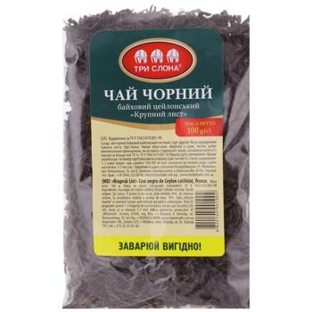 Чай Три слона 100г - купити, ціни на Торба - фото 1