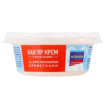 Norven with Сapelin Сaviar and Arctic Shrimp Caviar Cream 95g - buy, prices for Tavria V - photo 2