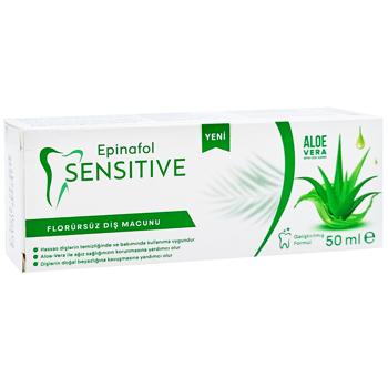 Epinafol Sensitive Toothpaste with Aloe Vera 50ml - buy, prices for COSMOS - photo 3