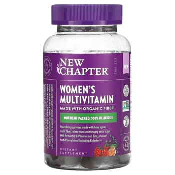 Мультивітаміни для жінок, Women's Multivitamin, New Chapter, смак ягідно-цитрусовий, 75 жувальних цу - купити, ціни на Біотус - фото 1