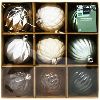 АСТ/НАБІР КУЛЬ 9ШТ 5,8СМ - купити, ціни на Auchan - фото 2