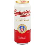 Пиво Budweiser Budvar світле 5% 0,5л