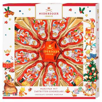 Niederegger Santa Marzipan Candies in Dark Chocolate 125g