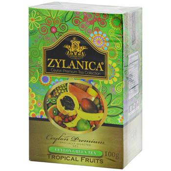Чай зелений Zylanica з тропічними фруктами 100г - купити, ціни на Епіцентр FOOD - фото 1