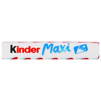 Kinder® Maxi Milk Chocolate with Milk Filling 21g - buy, prices for COSMOS - photo 1