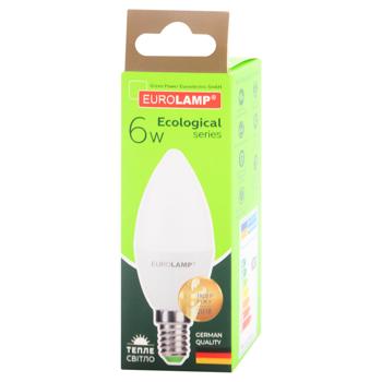 Лампа Eurolamp LED E14 6W 3000K
