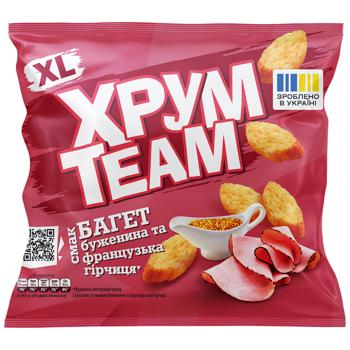 KhrumTeam Baguette Baked Ham and French Mustard Rusks 90g - buy, prices for Grono - photo 1