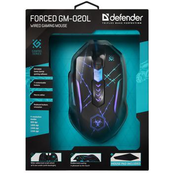 Defender Forced GM-020L Black Mouse - buy, prices for Auchan - photo 1