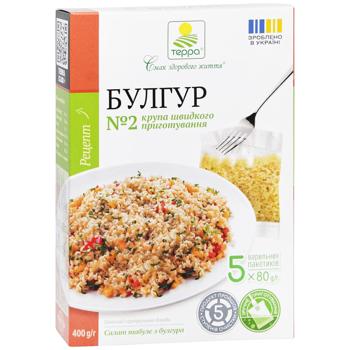 Крупа Терра Булгур №2 быстрого приготовления 5шт 80г - купить, цены на КОСМОС - фото 3